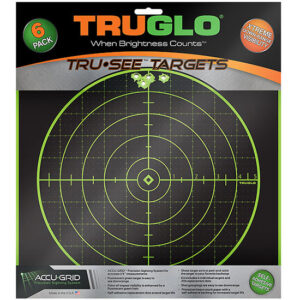 TRUGLO TRU-SEE TARGETS 100 YARD 12X12 6PK