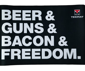 TEKMAT MAT BEER/GUNS/BACON & FREEDOM