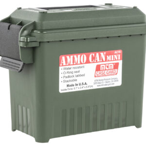 MTM Case-Gard AC1511 Ammo Can Mini Multi-Caliber Forest Green Polypropylene