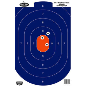 BC DIRTY BIRD SILHOUETTE BLUE ORANGE 12X18 8PK