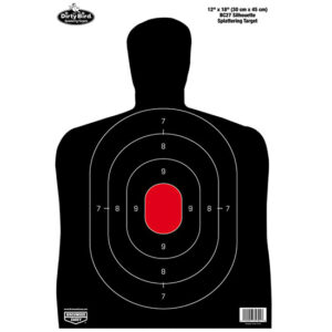 BC DIRTY BIRD SILHOUETTE 12X18 TARGET 8/PK