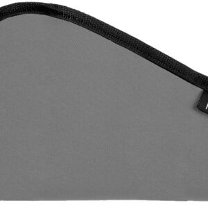 Bulldog BD610 Pistol Rug  Small 12" Gray w/ Black Trim Water-Resistant Nylon