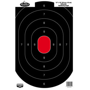 BC DIRTY BIRD 12X18 SILHOUETTE TARGET 8PK