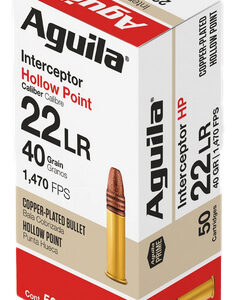 AGU INTERCEPTOR 22LR 40GR HP 50/20