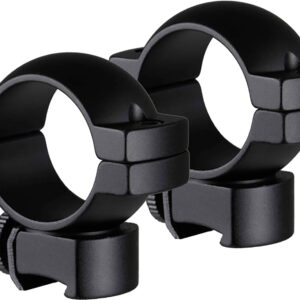 TruGlo TGTG8960B2 Lightweight Scope Rings  Matte Black 1" Medium 2 Screws (1 Per Side)