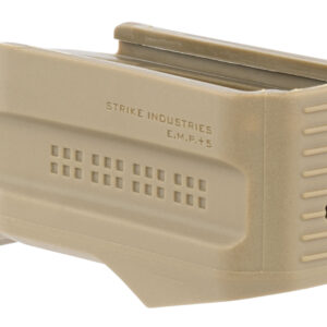 Strike Industries EMP+5FDE Enhanced Magazine Plate  made of Polymer with Flat Dark Earth Finish for Magpul PMAG Gen M3 (Adds 5rds)