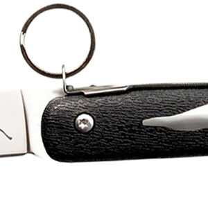 Cold Steel CS20KK Kudu  4.25" Folding Plain Mirror Polished 5Cr15MoV SS Blade/ Black Woodgrain Zy-Ex Handle