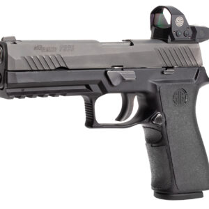 Hogue 17680 Wrapter Adhesive Grip made of Rubber with Black Finish & Grain Texture for Sig P320 Full Size with Medium X Series Module