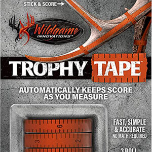 Wildgame Innovations WLD424 Trophy Tape  Orange 200" Long 3 Rolls Per Pack