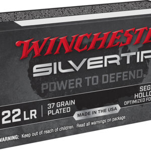 Winchester Ammo W22LRST Silvertip  22LR 37gr Silvertip Hollow Point 50 Per Box/40 Case