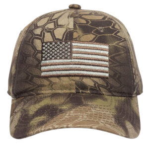 Outdoor Cap 120159-1-8 USA Flag  Kryptek Highlander Adjustable Snapback OSFA Unstructured