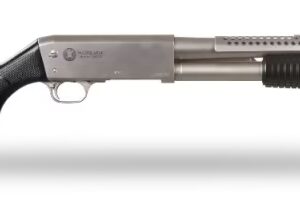 PANZER ARMS PA37 PUMP 18.5" NICKLE/BLK WOOD SHTG