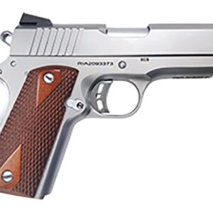 Armscor Rock Island Rock CS Stainless 45 ACP 3.63" 7RD Stainless/Wood Grips 51868