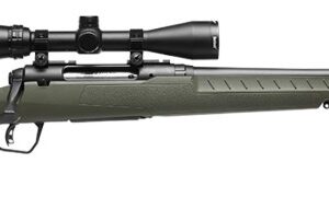 Savage Arms Axis 2 XP w/3-9x40 Scope 25-06 Rem 22" 4RD Black/Green Stock 32157