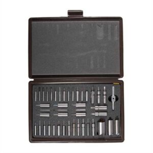 RIFLE/HANDGUN MASTER FACING/CHAMFERING SET W/STEEL PILOTS