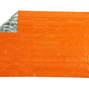 Survive Outdoors Longer 01401222 SOL Emergency Blanket Warmth Waterproof Orange Metalized Polyethylene