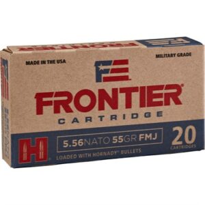 FRONTIER 5.56MM NATO 55GR FMJ M193 FULL METAL JACKET 20/BOX