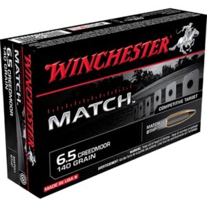 MATCH 6.5 CREEDMOOR 140GR BOAT TAIL HOLLOW POINT 20/BOX