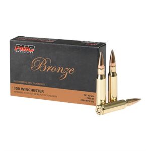 BRONZE 308 WINCHESTER 147GR FULL METAL JACKET 20/BOX
