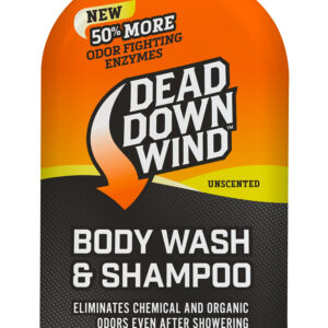 Dead Down Wind 121618 Shampoo/Body Wash  Odor Eliminator Unscented Scent 16 oz