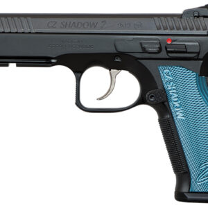 CZ Shadow 2 9MM 4.89" 17RD Black/Blue Grips 91257