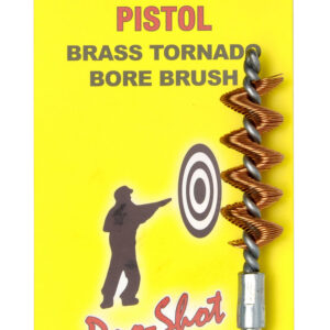 Pro-Shot 4010PTO Tornado Bore Brush .40/ 10mm Cal Pistol #8-32 Thread Brass Spiral Wound Loop