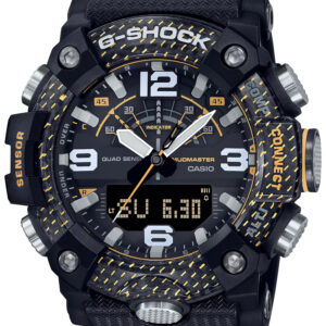 G-shock/vlc Distribution GGB100Y1 G-Shock Tactical MudMaster Keep Time Black/Yellow Size 145-215mm Features Digital Compass
