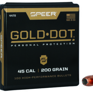 Speer 4478 Gold Dot Personal Protection 45Cal 200gr Hollow Point 100 Per Box/5 Case
