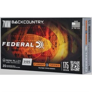 FUSION TIPPED 7MM BACKCOUNTRY 175GR POLYMER TIPPED 20/BOX