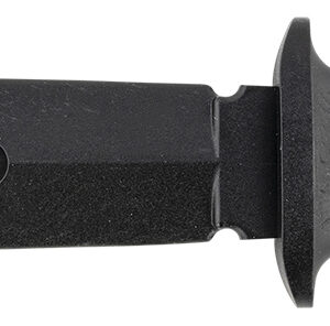 Cold Steel CS92R10D Peace Keeper I Rubber Trainer 7" Fixed Plain Blade Black Santoprene