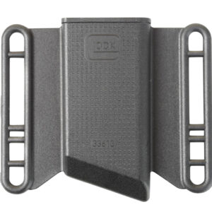 Glock MP033613 Mag Pouch  OWB Black Polymer, Belt Slide Mount Up To 2.25" Wide, Fits Glock 43 Magazines Only