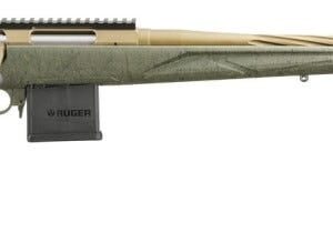 Ruger American Rifle Gen II Predator 22 ARC 22" Threaded w/Muzzle Brake 10RD Green Splatter/Burnt Bronze 46940