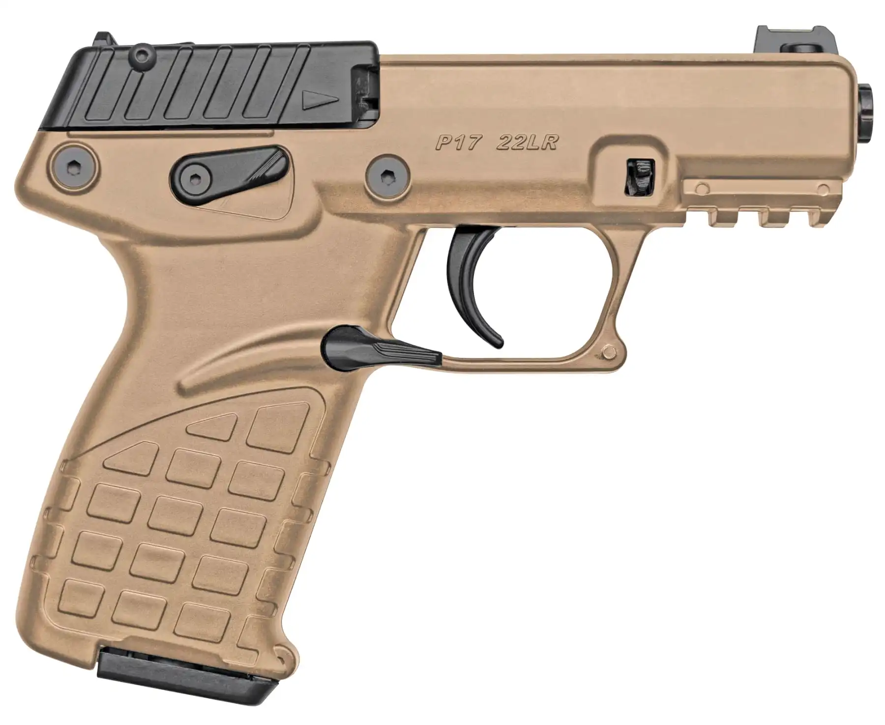 Kel-Tec P17 Handgun .22 LR 16rd Magazine 3.93″ Threaded Barrel Tan Frame | USA Gun Store