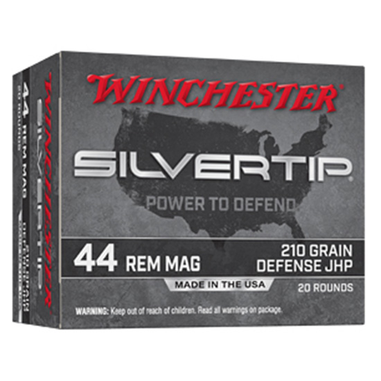 Winchester .44 Magnum 210gr JHP – 20rd