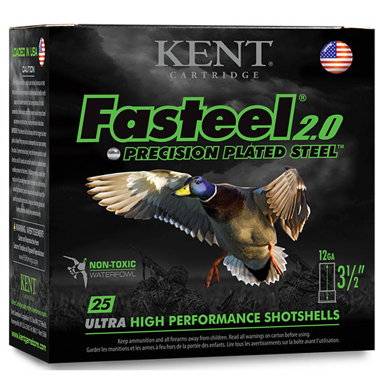 Kent Cartridge K203FS244 Fasteel 2.0 20 Gauge 3″ 7/8 oz 4 Shot 25 Per Box/ 10 Case