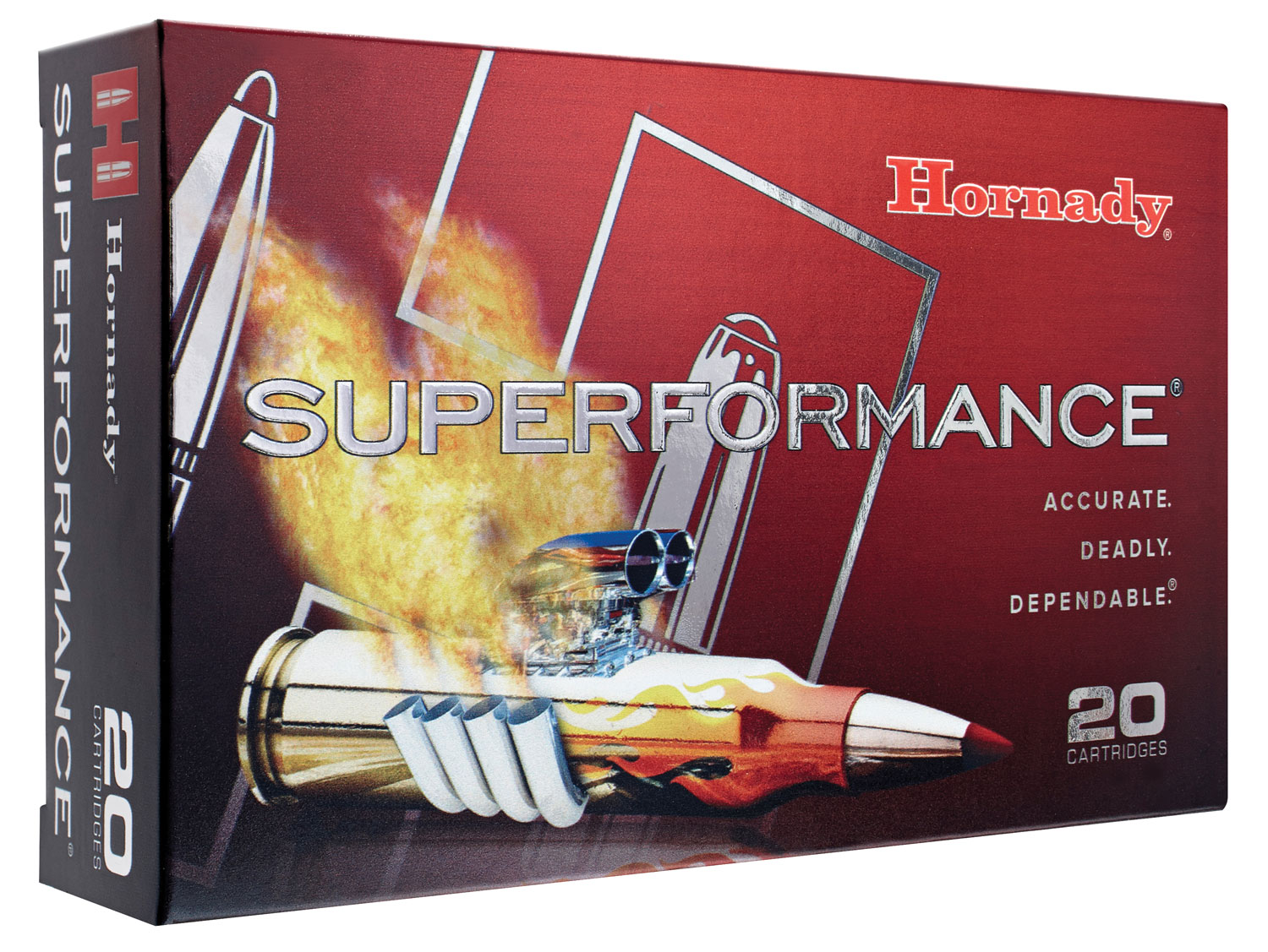 Hornady Superformance 6.5x55mm Swedish Mauser Ammo 140 Grain Hornady SST (Super Shock Tip) Polymer Tip Box of 20