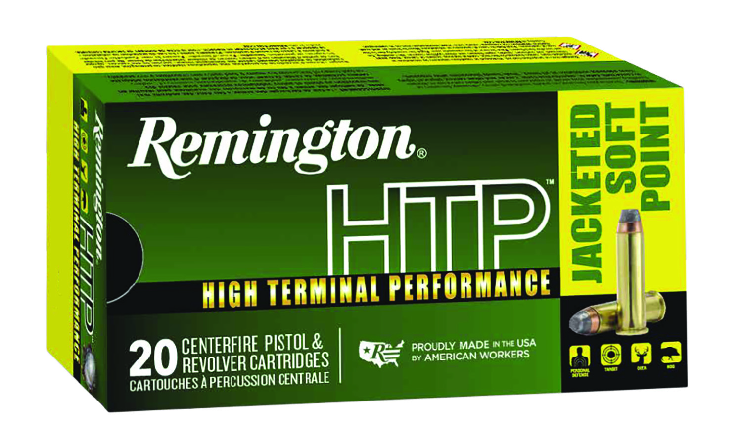 Remington High Terminal Performance .41 Rem Mag 210 gr Ammo JSP – 20rds – 23000