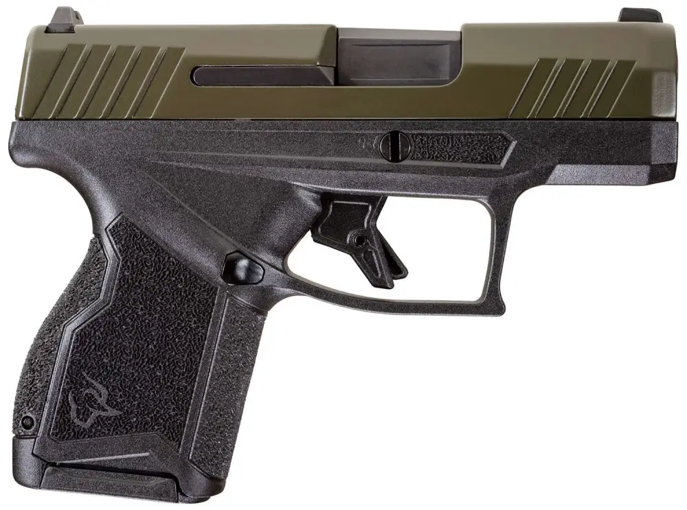 Taurus 1GX4M93B GX4 9mm Luger 11+1 3.06″ Black Stainless Steel Barrel, Mil-Spec Green Cerakote Serrated Steel Slide, Black Polymer Frame, Black W/Interchangeable Backstrap Grip, Manual/Trigger Safety | USA Gun Store