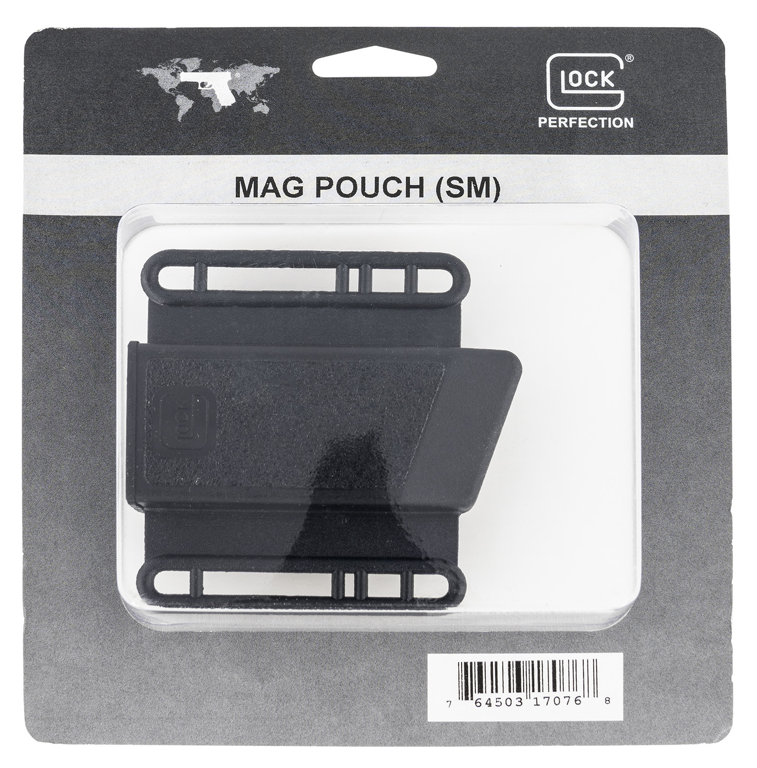Glock MP17076 Mag Pouch OWB Black Polymer, Belt Loop Mount Up To 2.25″, Fits G17/19/22/23/36/27/34/35