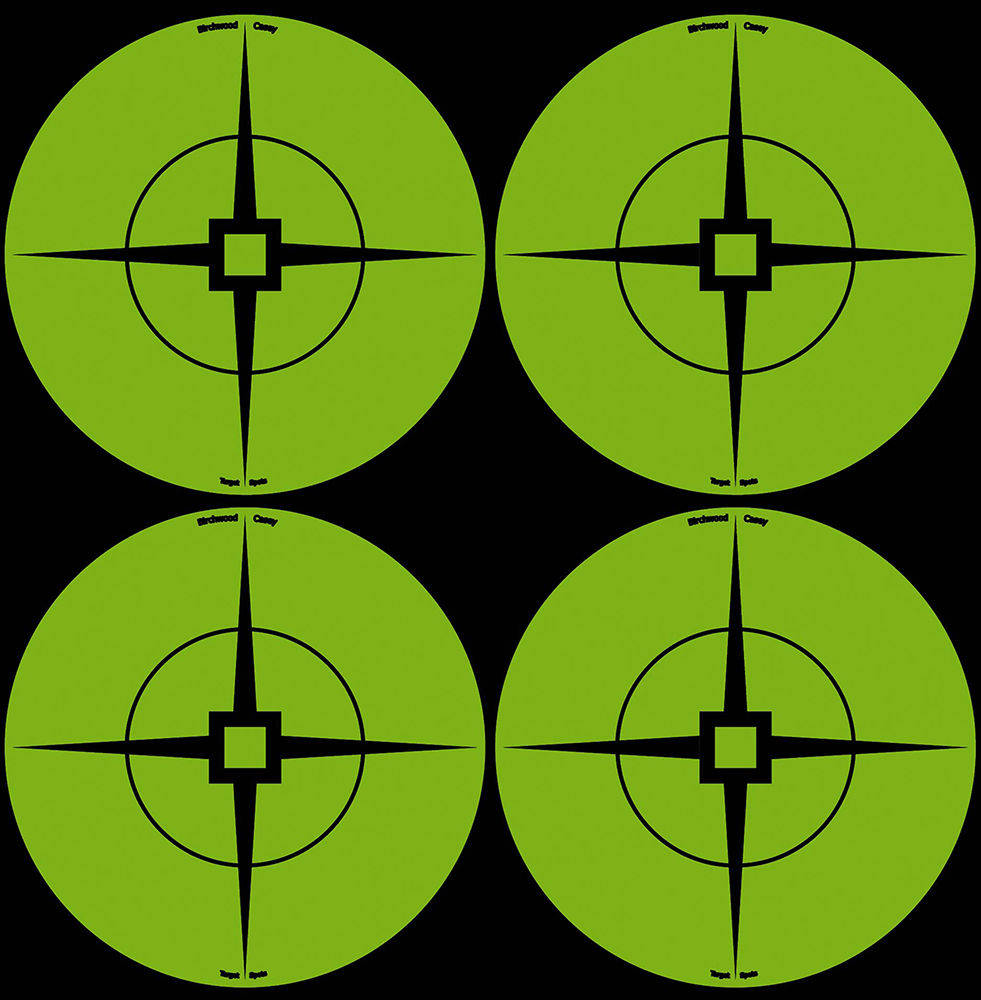 Birchwood Casey 33933 Target Spots Self-Adhesive Paper Black/Green 3″ Crosshair 40 Pack