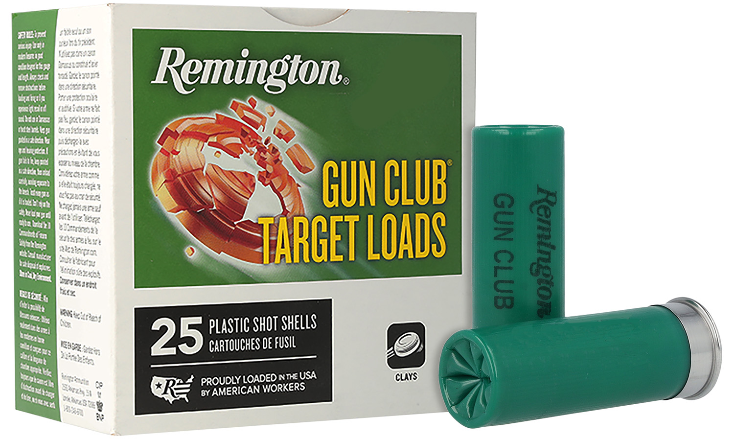 Remington Ammunition 20234 Gun Club 12Gauge 2.75″ 1 1/8oz 8Shot 25 Per Box/10 Casse