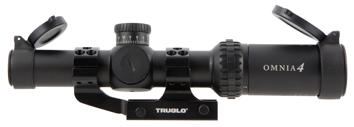 TruGlo Omnia Tactical Black Anodized 1-4x24mm 30mm Tube