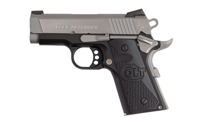 Colt Firearms 1911 Defender Two-Tone Stainless / Black .45 ACP 3″ Barrel 7-Rounds