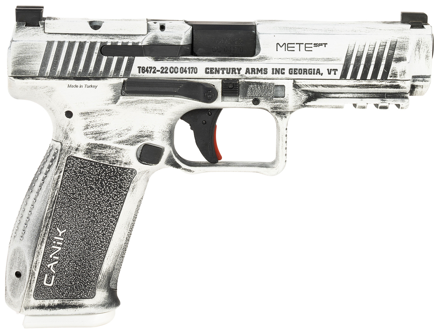 Canik HG5636ADN Mete SFT 9mm Luger 18+1(2) 4.46″ Barrel, Serrated Optic Cut Slide, Polymer Frame w/Picatinny Accessory Rail & Beavertail, Speed loader and IWB/OWB Holster.