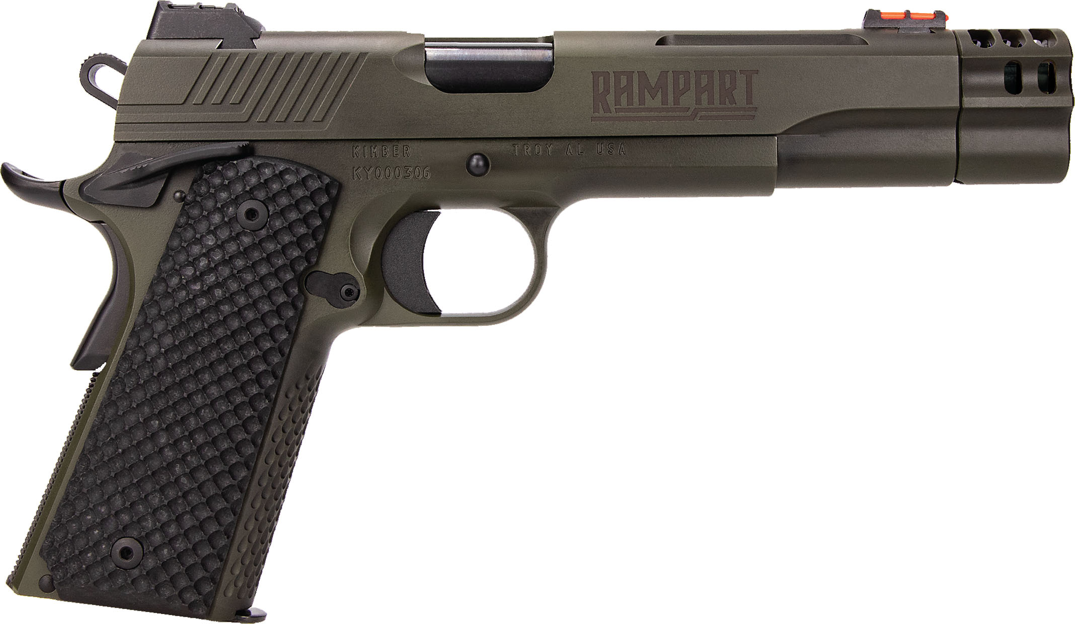 Kimber Mfg.,inc 3000467 Rampart 9mm 9+1 5″ Cerakote Stainless Steel Slide G10 Grip