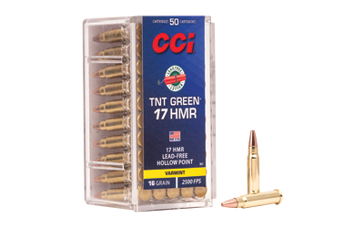 CCI Ammunition .17 HMR 16gr V-MAX Brass – 50rd