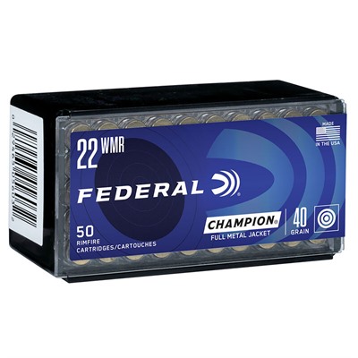 Federal .22 WMR 40gr Brass – 50rd
