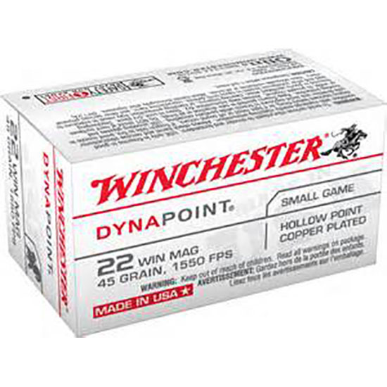 Winchester .22 WMR 45gr Brass – 50rd