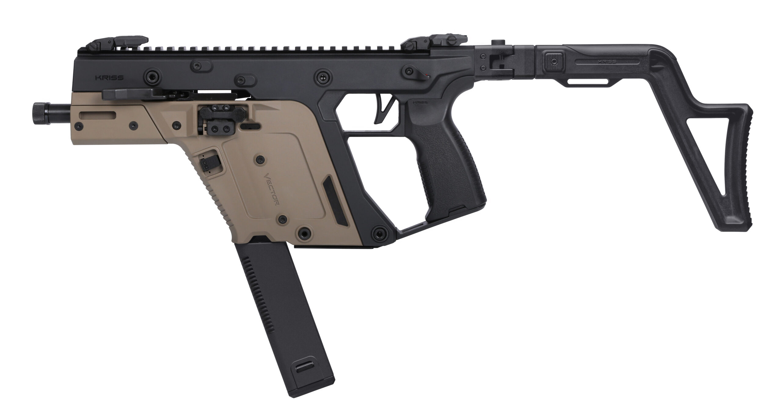 Kriss USA Vector SBR 9MM 5.5″ Bk/fd 40+1
