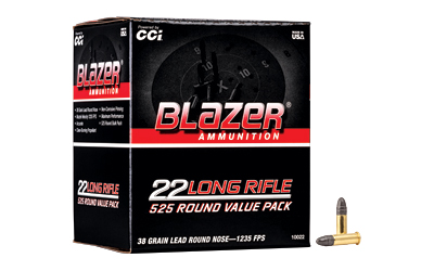 CCI Ammunition .22 LR 38gr LRN Brass – 525rd